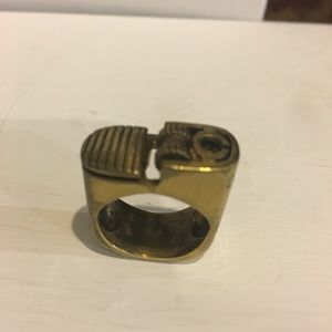 Gold lighter ring